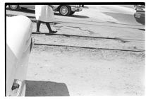 Walking next to tracks